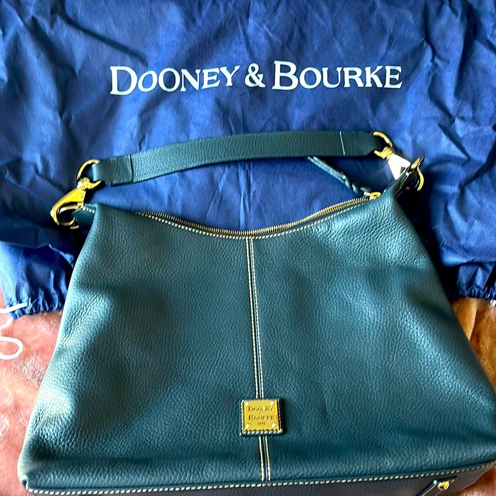Dooney & Bourke navy hobo bag